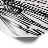 ビンゲン・ベネディクト修道院の聖ヒルデガード フォトプリント (角)