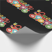 ビンゴおもしろいガールビンゴボールクイーン ラッピングペーパー (角)