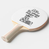 ビンゴおもしろいデザイン 卓球ラケット (正面アングル)