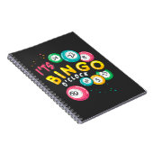 ビンゴおもしろいプレイヤーのギャンブラーのユーモア ノートブック (右側)