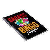 ビンゴおもしろいボール皮肉ビンゴプレーヤー ノートブック (右側)