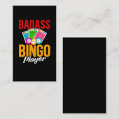 ビンゴおもしろいボール皮肉ビンゴプレーヤー 名刺 (正面/裏面)