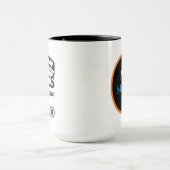 ビンゴおもしろいワードアート追加モノグラム マグカップ (中央)