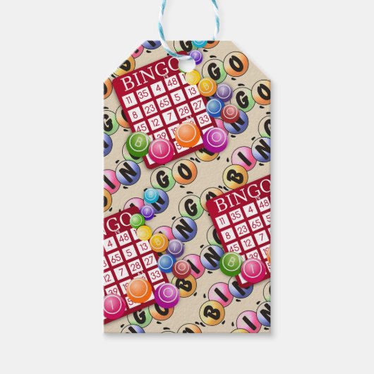 ビンゴおもしろい ギフトタグ (正面)