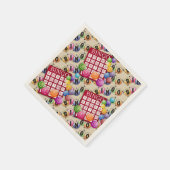 ビンゴおもしろい スタンダードカクテルナプキン (角)