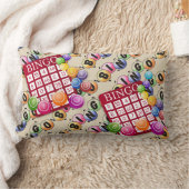 ビンゴおもしろい ランバークッション (ブランケット)