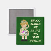 ビンゴが私に磁石を作る マグネット (正面/裏面)