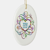 ビンゴで人生を輝かせる セラミックオーナメント (右)