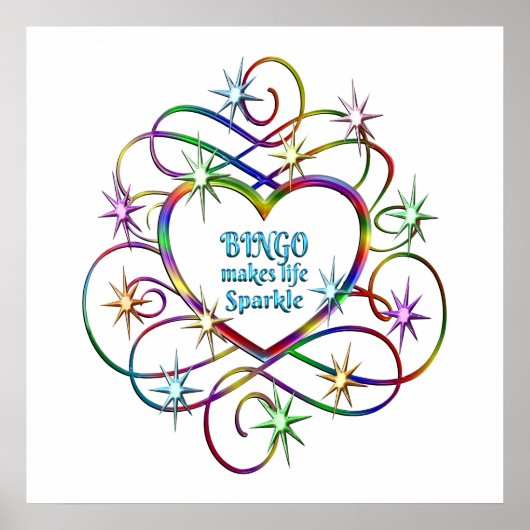 ビンゴで人生を輝かせる ポスター (正面)