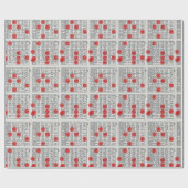 ビンゴのギフト用包装紙 ラッピングペーパー (フラット)