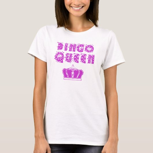 ビンゴの女王 Tシャツ (正面)