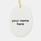 ビンゴの木のオーナメント セラミックオーナメント (裏面)