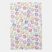 ビンゴの球 キッチンタオル (縦)