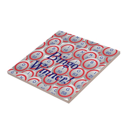 ビンゴの球 タイル (側面)