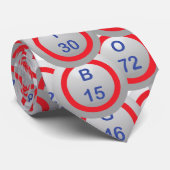 ビンゴの球 ネクタイ (ロール)