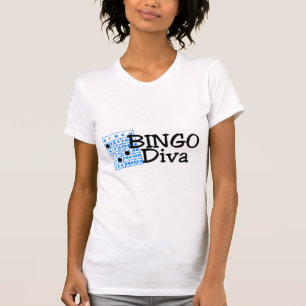ビンゴの花型女性歌手 Tシャツ