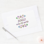 ビンゴの輝き 長方形シール (封筒)