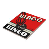 ビンゴの飲料のボーリングをするタイルを広告するヴィンテージ タイル (側面)