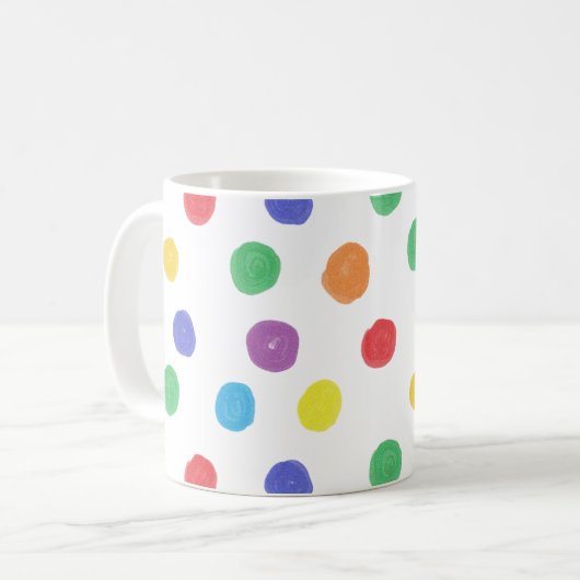 ビンゴのDabberのおもしろいなコーヒー・マグに熱中される コーヒーマグカップ (正面左)