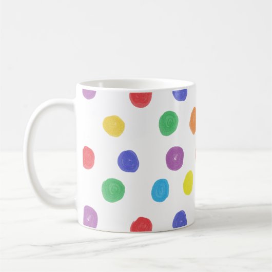 ビンゴのDabberのおもしろいなコーヒー・マグに熱中される コーヒーマグカップ (左)