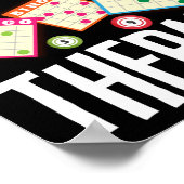 ビンゴはセラピーラッキーおもしろい賭博より良い ポスター (角)