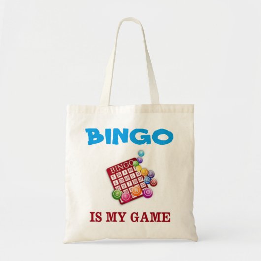 ビンゴは私のゲーム トートバッグ (正面)