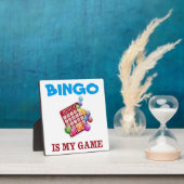 ビンゴは私のゲーム フォトプラーク (インサイチュ)