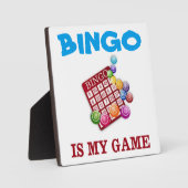 ビンゴは私のゲーム フォトプラーク (正面)