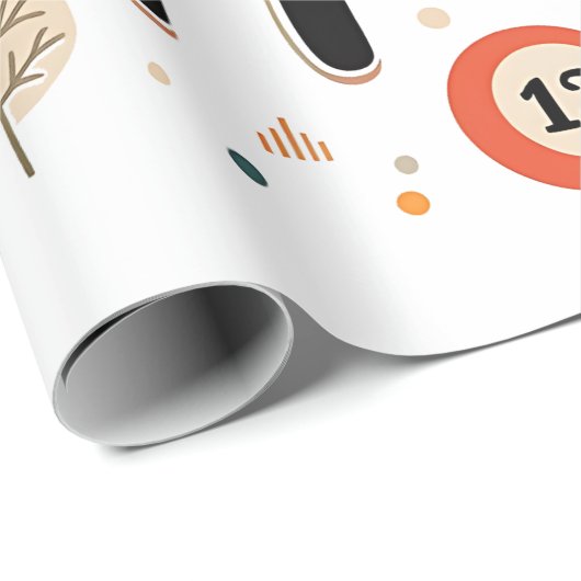 ビンゴは私のチケットと幸福ビンゴおもしろいゲーム ラッピングペーパー (ロールコーナー)