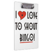 ビンゴを叫ぶのが大好き クリップボード (右)