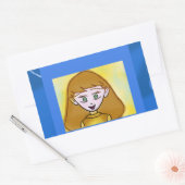 ビンゴアニメステッカー 長方形シール (封筒)