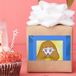 ビンゴアニメステッカー 長方形シール