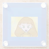 ビンゴアニメステファニーコースター ガラスコースター (裏面)