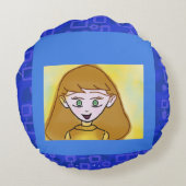 ビンゴアニメ丸い枕 ラウンドクッション (裏面)