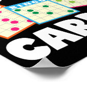 ビンゴイマイカーディオラッキーおもしろい賭博 ポスター (角)