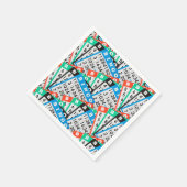 ビンゴカラフルカードコレクション スタンダードカクテルナプキン (角)