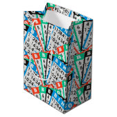 ビンゴカラフルカードコレクション ミディアムペーパーバッグ (正面アングル)