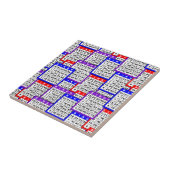 ビンゴカードパターン タイル (側面)