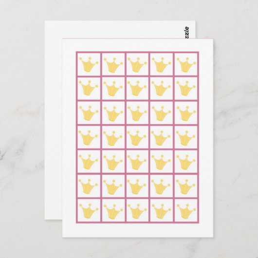 ビンゴカードマーカージャングルクイーンタイガーサファリ動物園 ポストカード (正面/裏面)