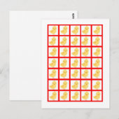 ビンゴカードマーカーレッドバーンファーム動物 ポストカード (正面/裏面)