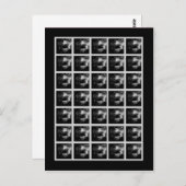 ビンゴカードマーカー甘い16シルバーブラック ポストカード (正面/裏面)