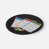 ビンゴカード紙プレート ペーパープレート (アングル)