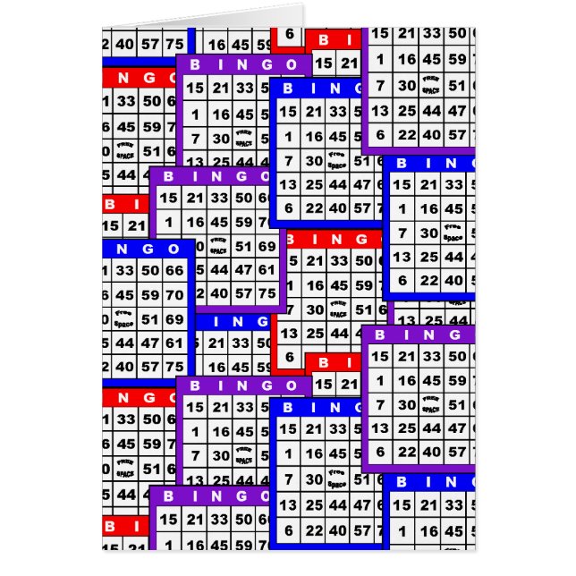 ビンゴカード (正面)