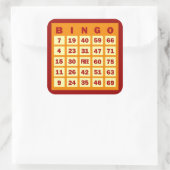 ビンゴカード スクエアシール (バッグ)