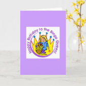 ビンゴカード-ハッピーバースデー カード (黄色い花)