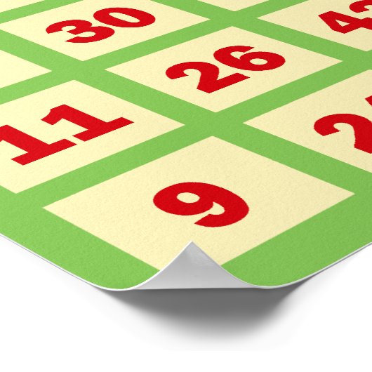 ビンゴカード ポスター (角)