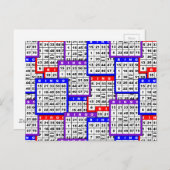 ビンゴカード ポストカード (正面/裏面)