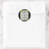 ビンゴカード ラウンドシール (バッグ)