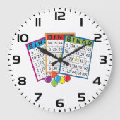 ビンゴカード ラージ壁時計 (正面)