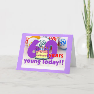 ビンゴカード-第60誕生日 カード